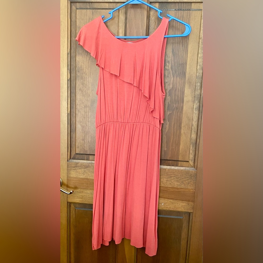 Coral summer dress